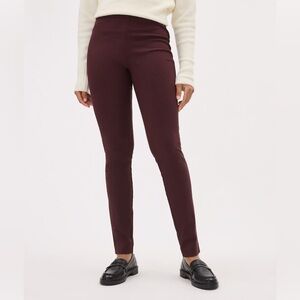 RW & CO. Women’s Burgundy Skinny High-Waist Pants